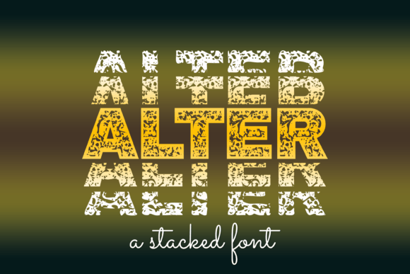 Alter: A Bold and Stylish Font for Every Project