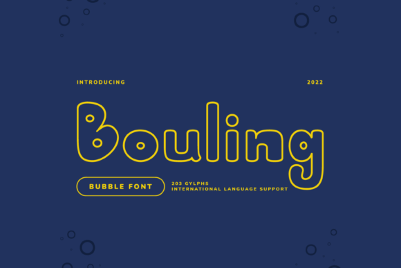 Bouling: A Friendly and Versatile Display Font for Creative Projects