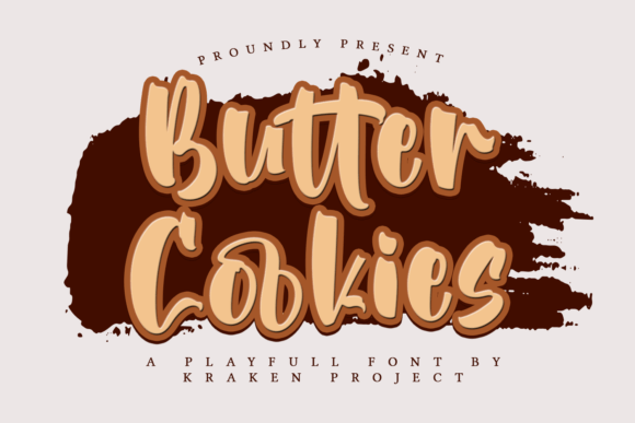 Butter Cookies: A Whimsical Display Font