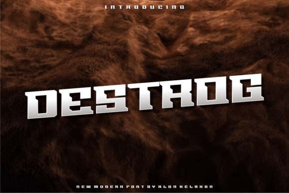 Destrog: A Modern Display Font That Elevates Your Creative Vision