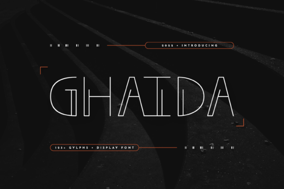 Ghaida: A Versatile and Visually Appealing Display Font for Diverse Applications