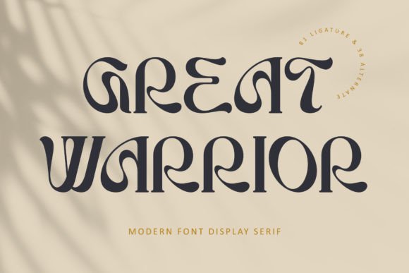 Great Warrior: A Stylish Font for Creative Projects