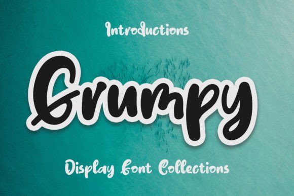 Grumpy: A Playful Handwritten Font for Creative Expression