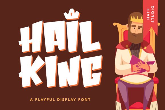 Hail King: A Playful Handwritten Font for Creative Expression