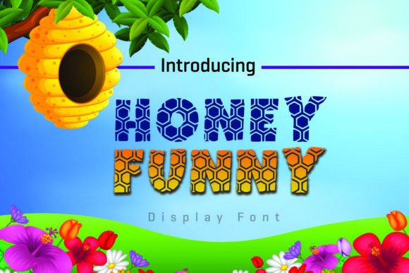 Honey Funny: A Unique Display Font for Creative Projects