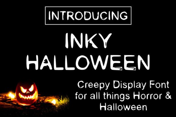 Inky Halloween: A Spooky Font for Creative Projects