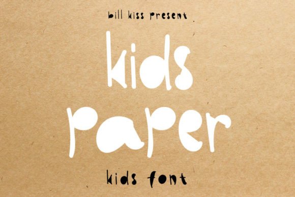 Kids Paper: A Sweet and Stylish Font for Every Project