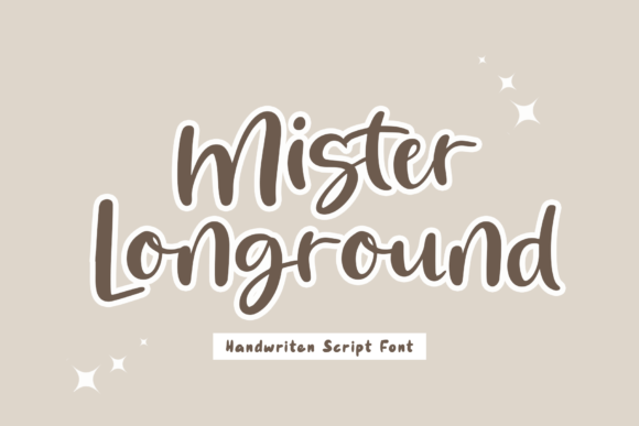 Mister Longround: A Handwritten Font for Creative Expression