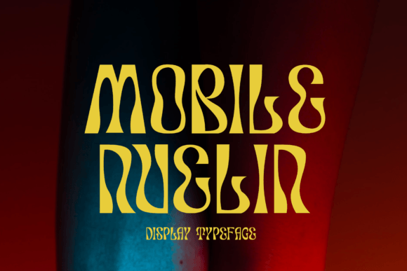 Mobile Nuelin: A Groovy Serif Font for Bold Designers