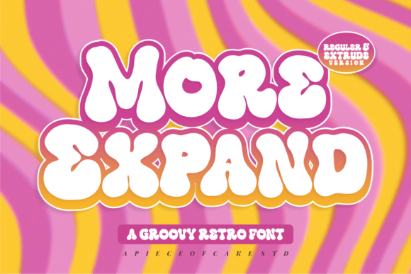 More Expand: A Versatile and Stylish Retro Display Font for Creative Projects