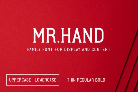 Mr. Hand: A Modern Family Font for Every Creative Project