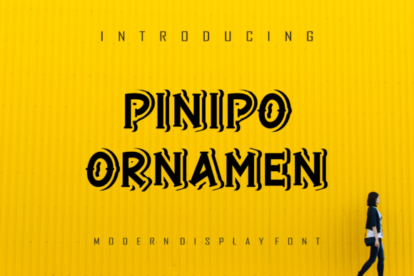 Pinipo Ornamen: A Fun Display Font for Creative Projects