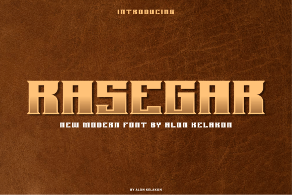 Rasegar: A Modern Display Font That Elevates Your Creative Vision