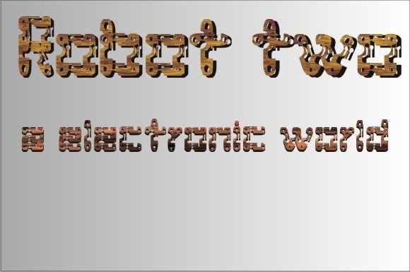 Robot Two: A Fun, Futuristic Font
