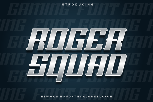 Roger Squad: A Modern Display Font for Creative Excellence