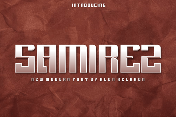 Samirez: A Modern Display Font for Creative Excellence