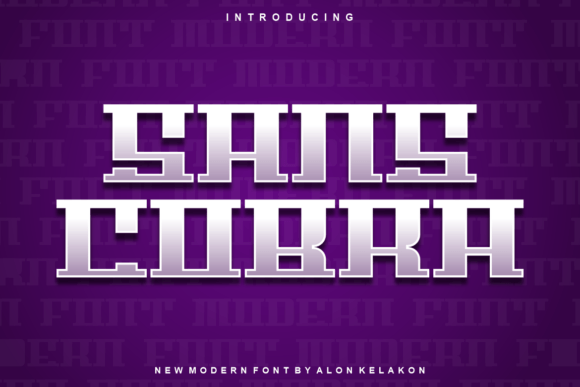 Sans Cobra: A Modern Display Font for Creative Expression