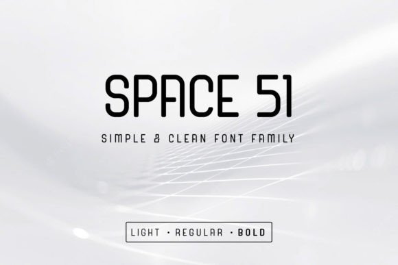 Space 51: A Stylish Font for Modern Design