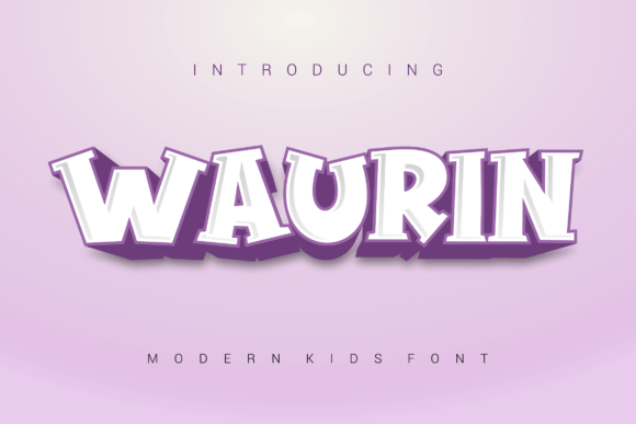 Waurin: A Playful Font for Creative and Practical Uses